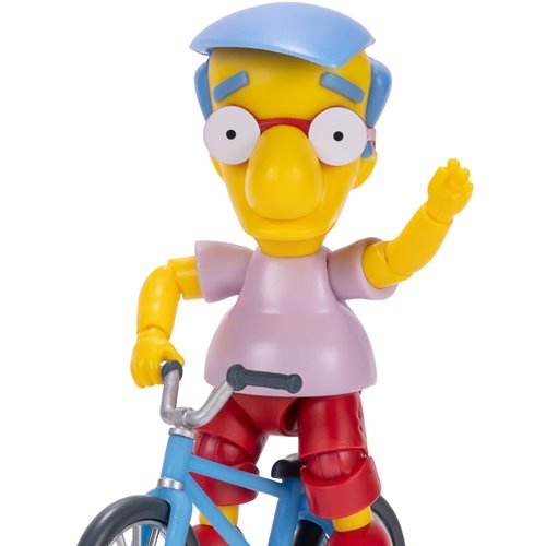 The Simpsons 5-Inch Wave 3 Milhouse with Bicycle Action Figure