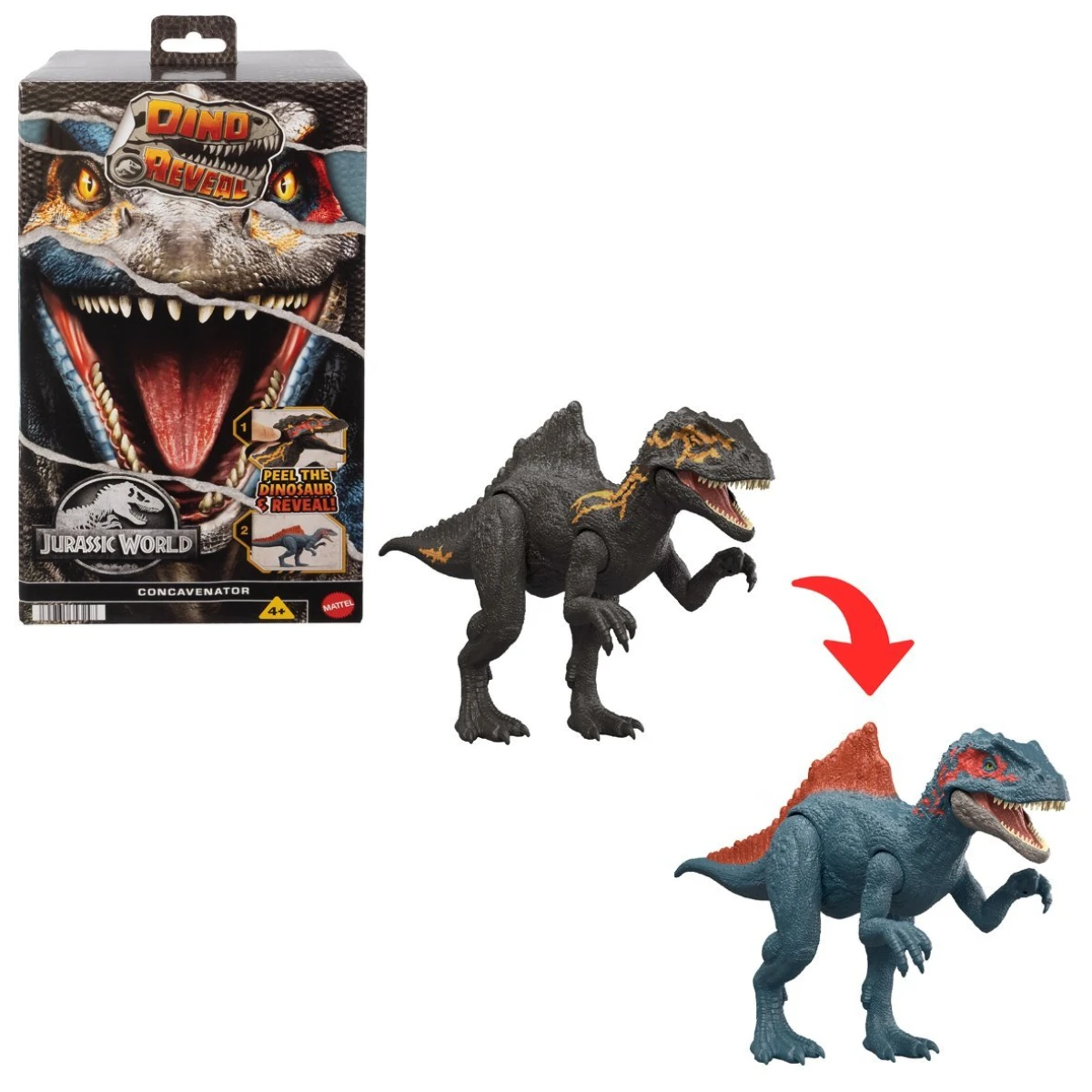 Jurassic World Dino Reveal Concavenator Figure