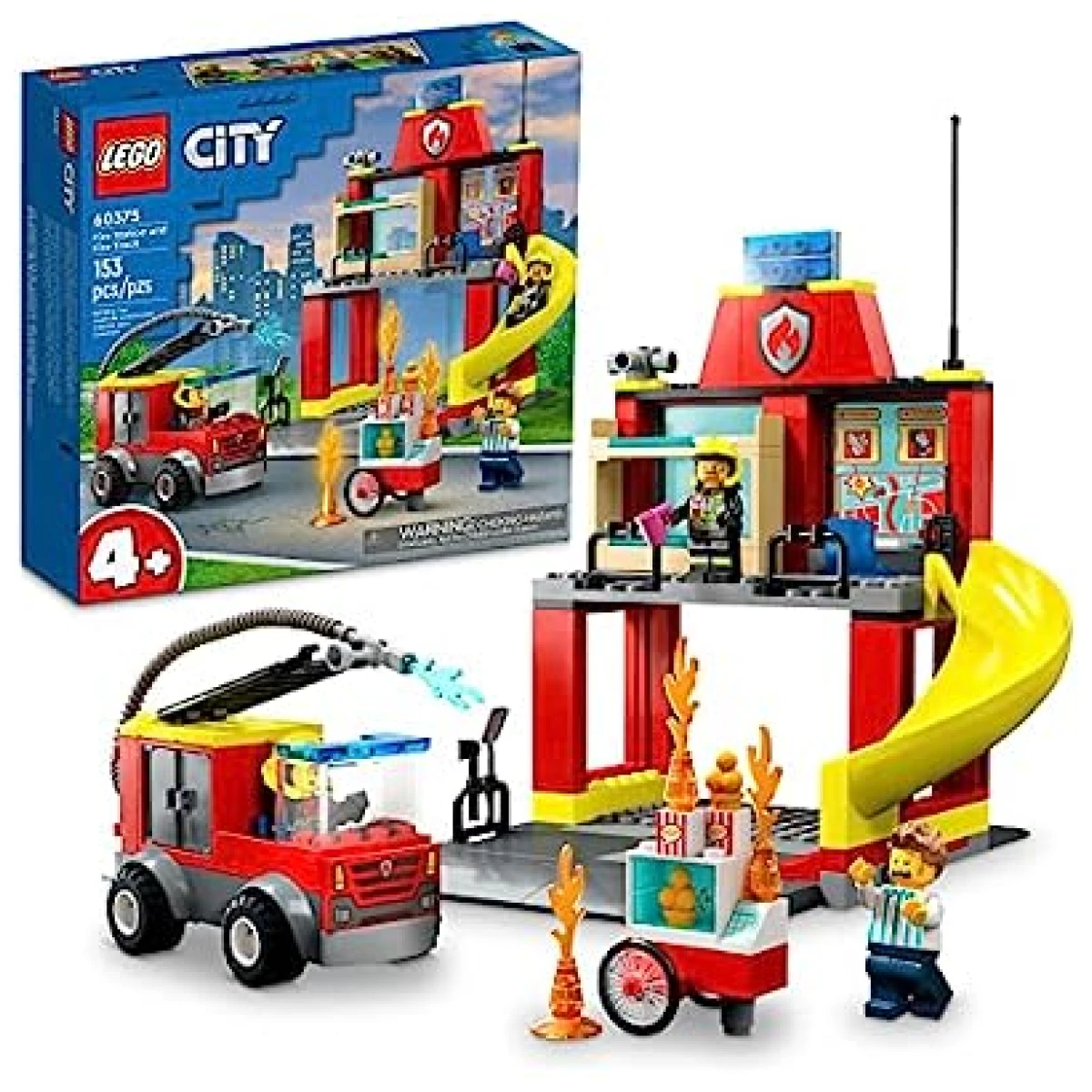 LEGO City Fire Ladder Truck 60280 (88 Pcs)