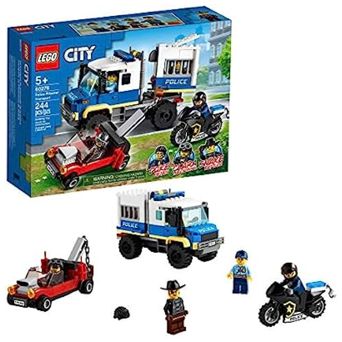 LEGO City Police Prisoner Transport 60276 (244 Pcs)