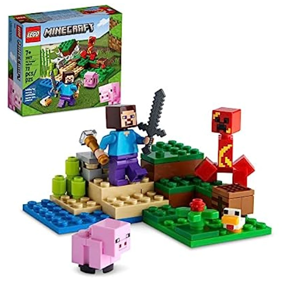 LEGO Minecraft The Creeper Ambush 21177 72Pcs