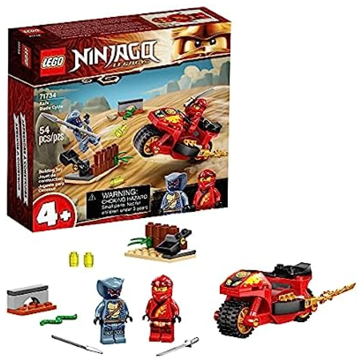 LEGO Ninjago Legacy Kai Blade Cycle 71734 54Pcs