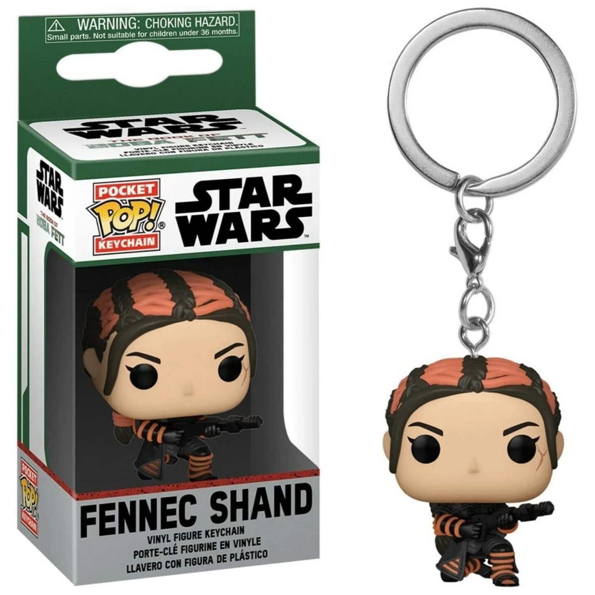 Llavero Funko Pop Star Wars Libro de Boba Fett Fennec Shand