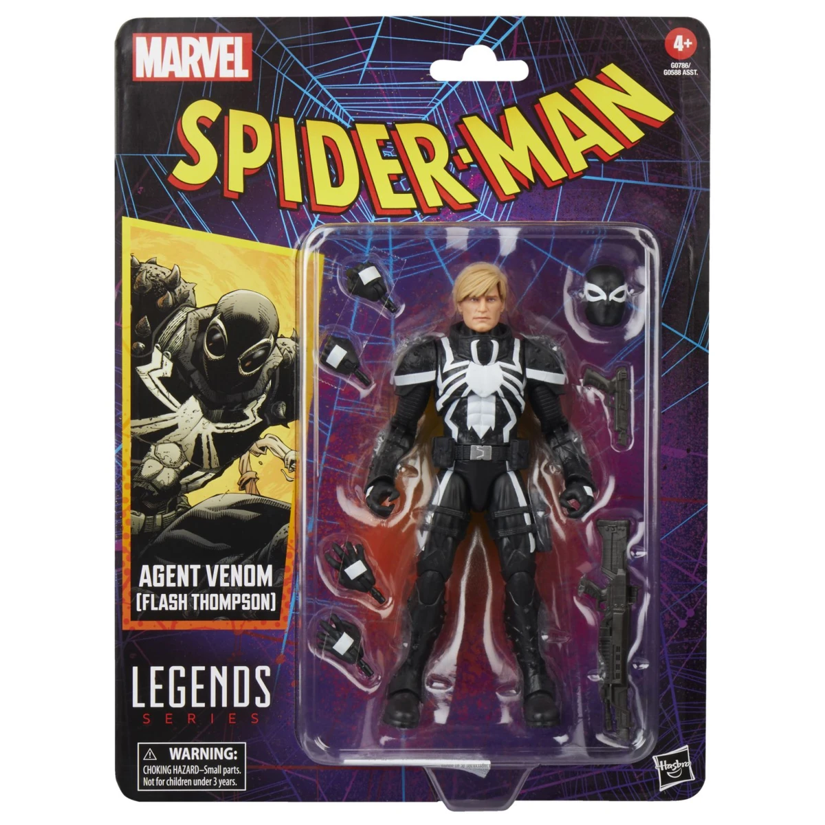 Marvel Legends Agent Venom Flash Thompson Retro Comics