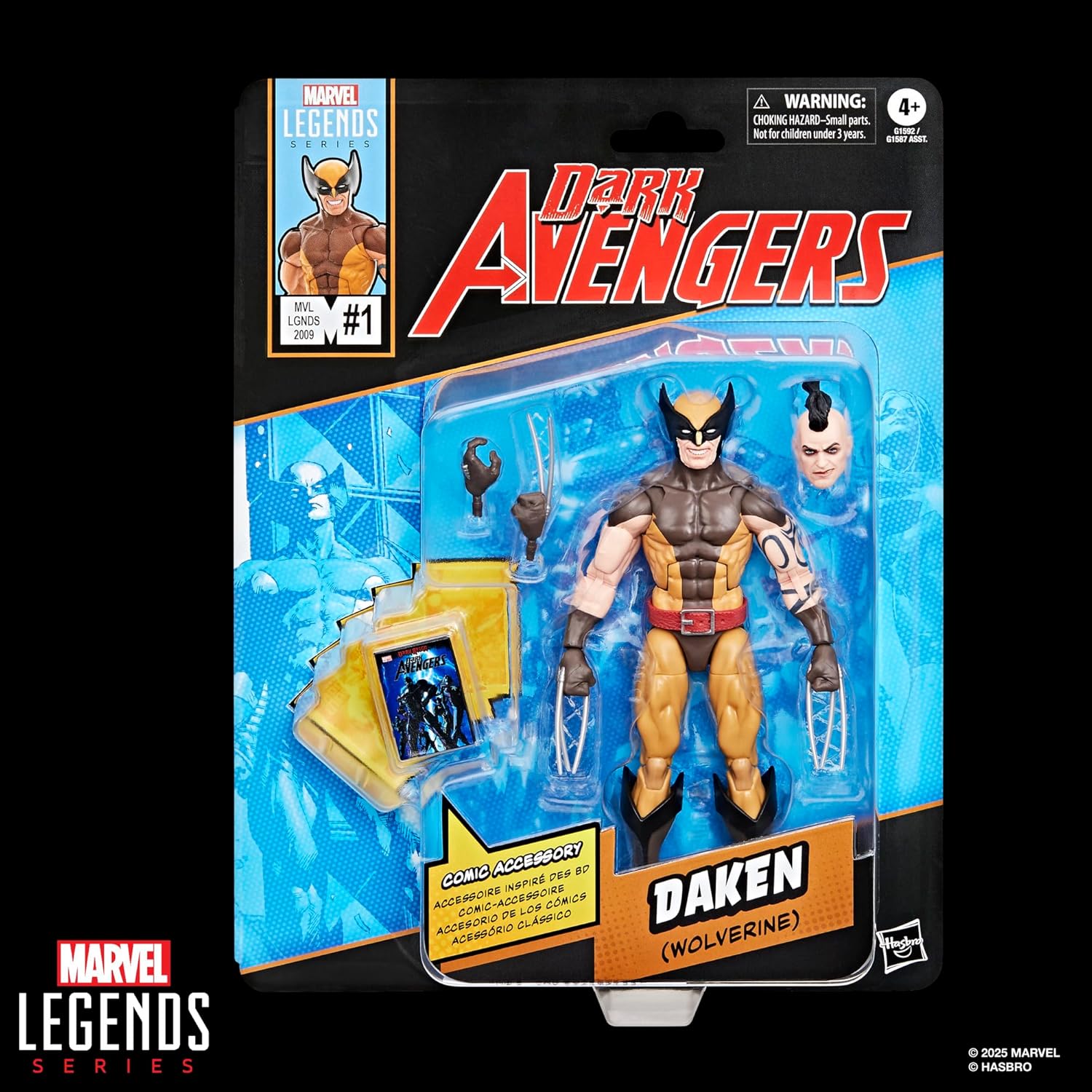 Marvel Legends Daken (Wolverine) Dark Avengers #1 Comics
