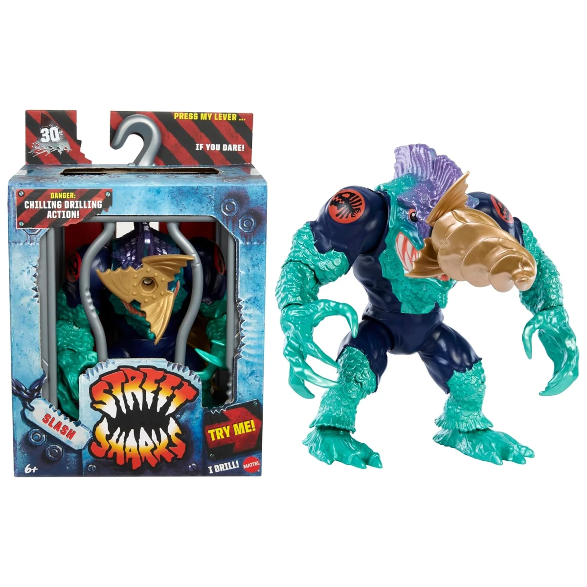 Mattel Street Sharks Slash