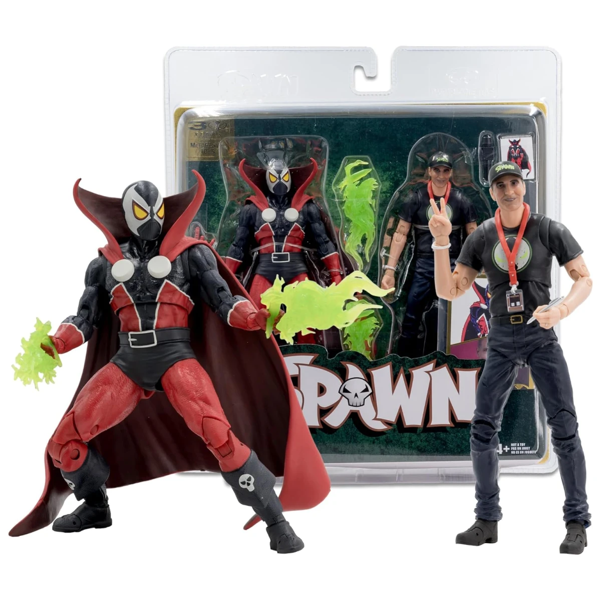 McFarlane Spawn & Todd McFarlane 2pk 30th Anniversary
