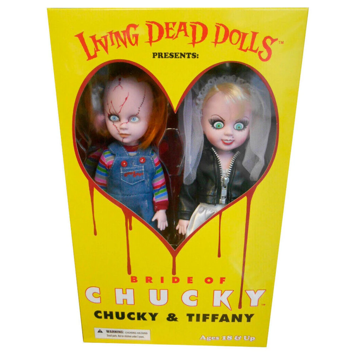 Mezco Living Dead Dolls Bride of Chucky Chucky Tiffany 10-Inch
