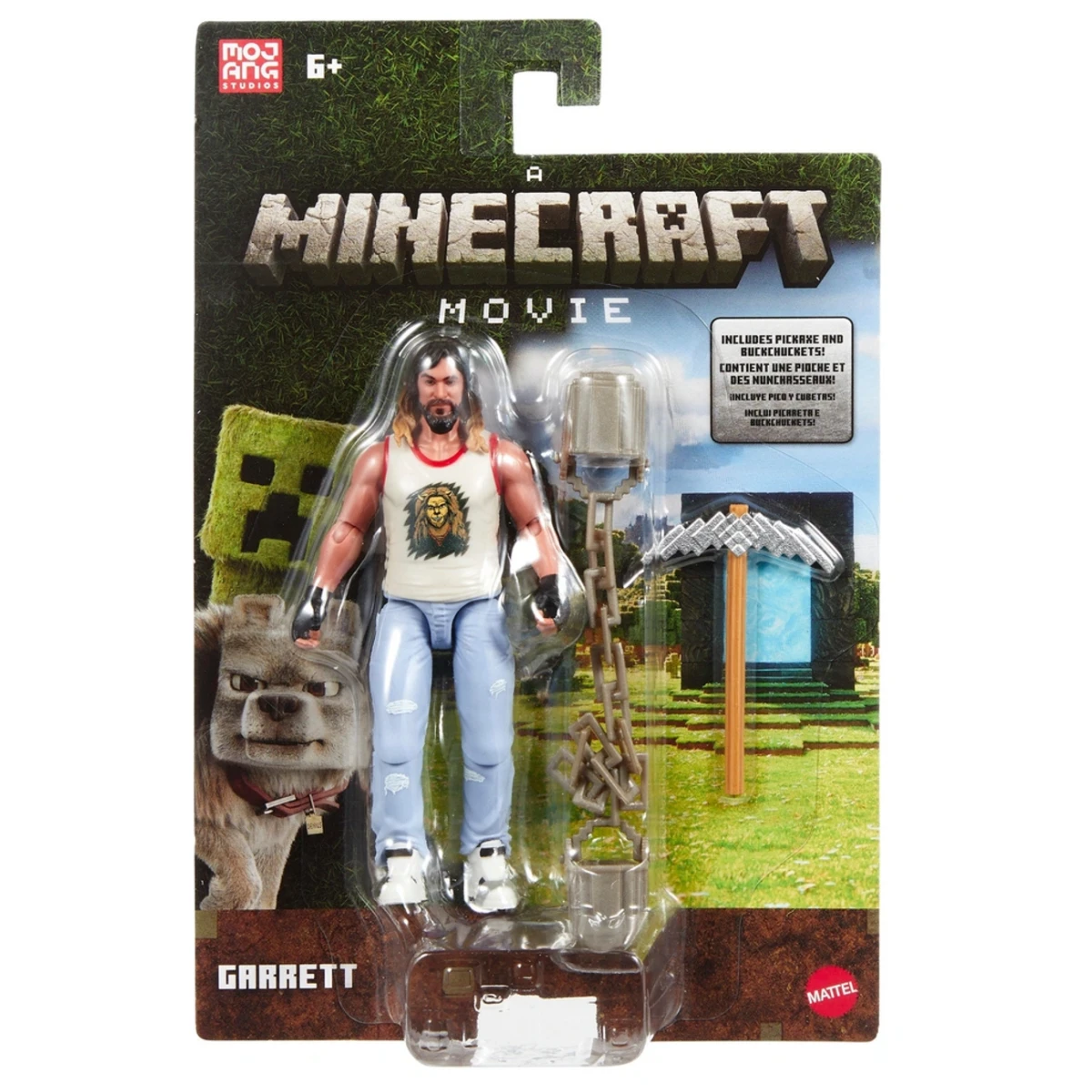 Minecraft Movie Garrett Con Accesorios