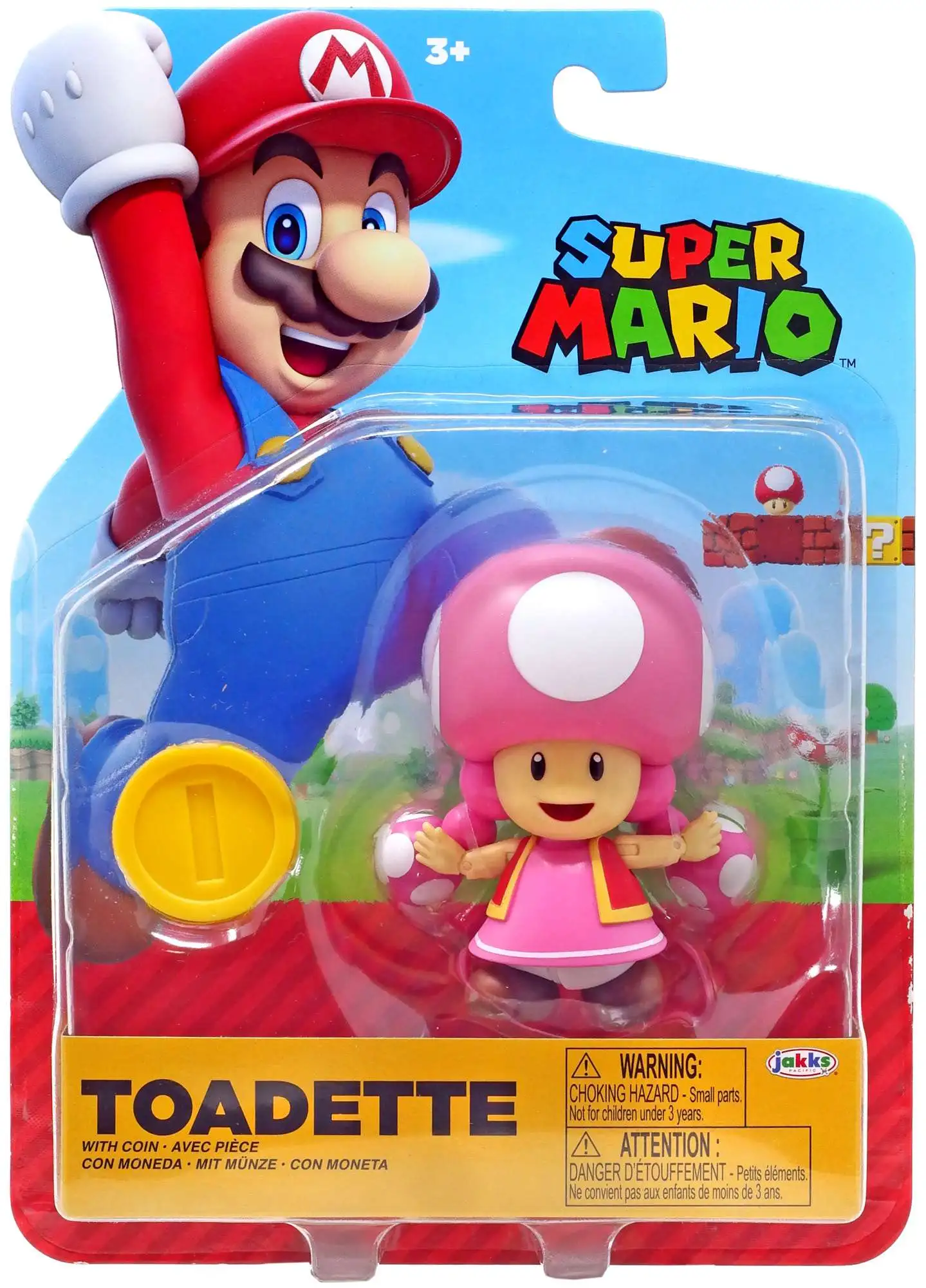 Super Mario Toadette with Coin