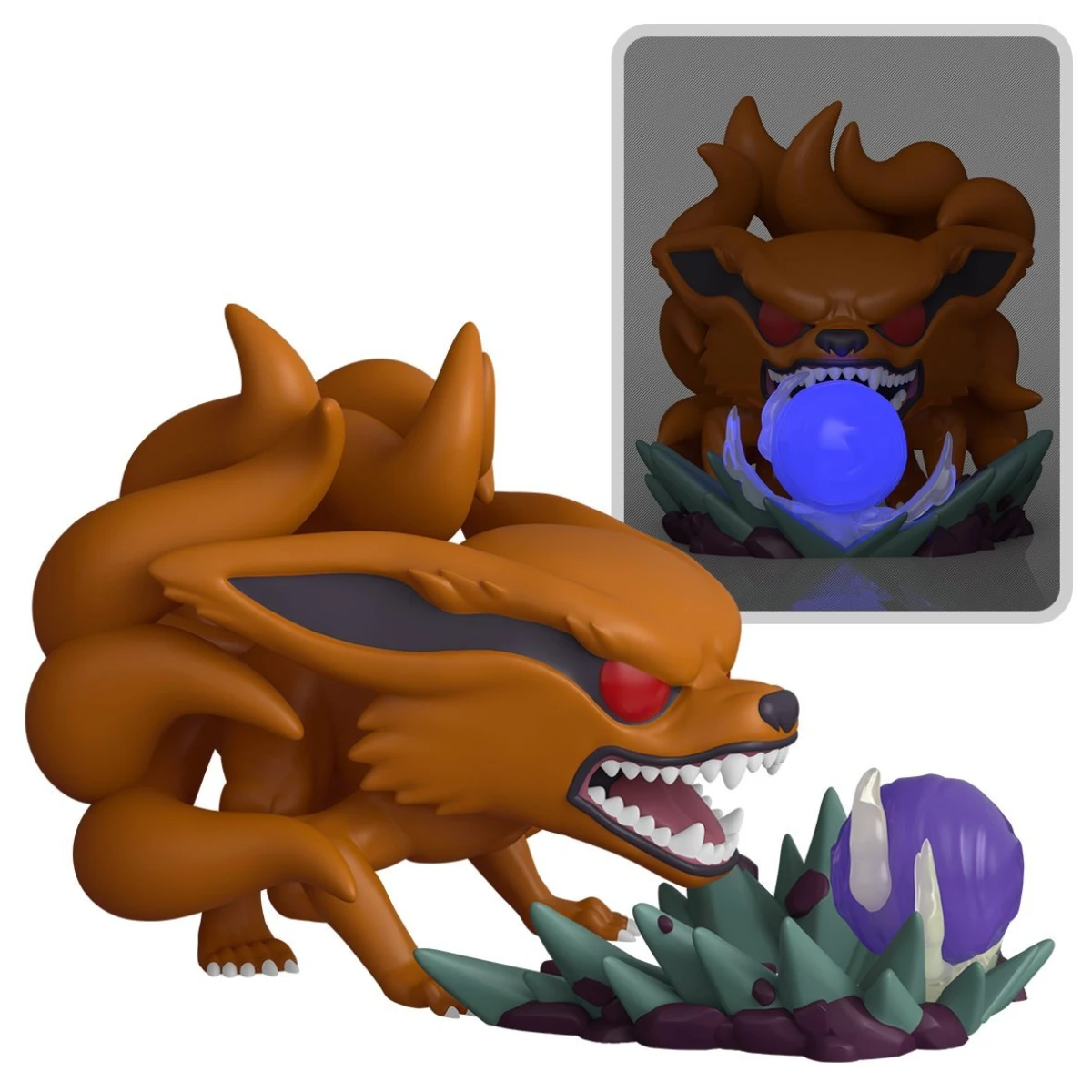 Naruto: Shippuden Kurama Glow-in-the-Dark Deluxe Funko Pop! Vinyl Figure #2118