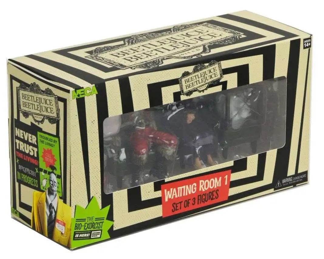 NECA Beetlejuice Waiting room 1 Pack 3 figuras