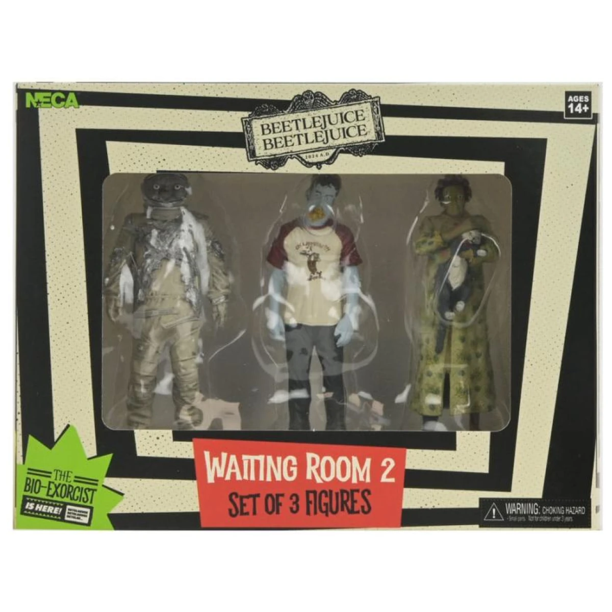 NECA Beetlejuice Waiting room 2 Pack 3 figuras