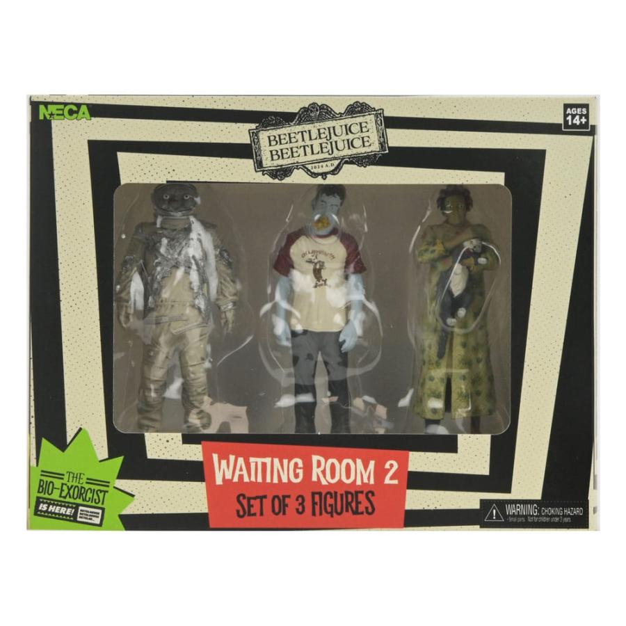 NECA Beetlejuice Waiting room 2 Pack 3 figuras