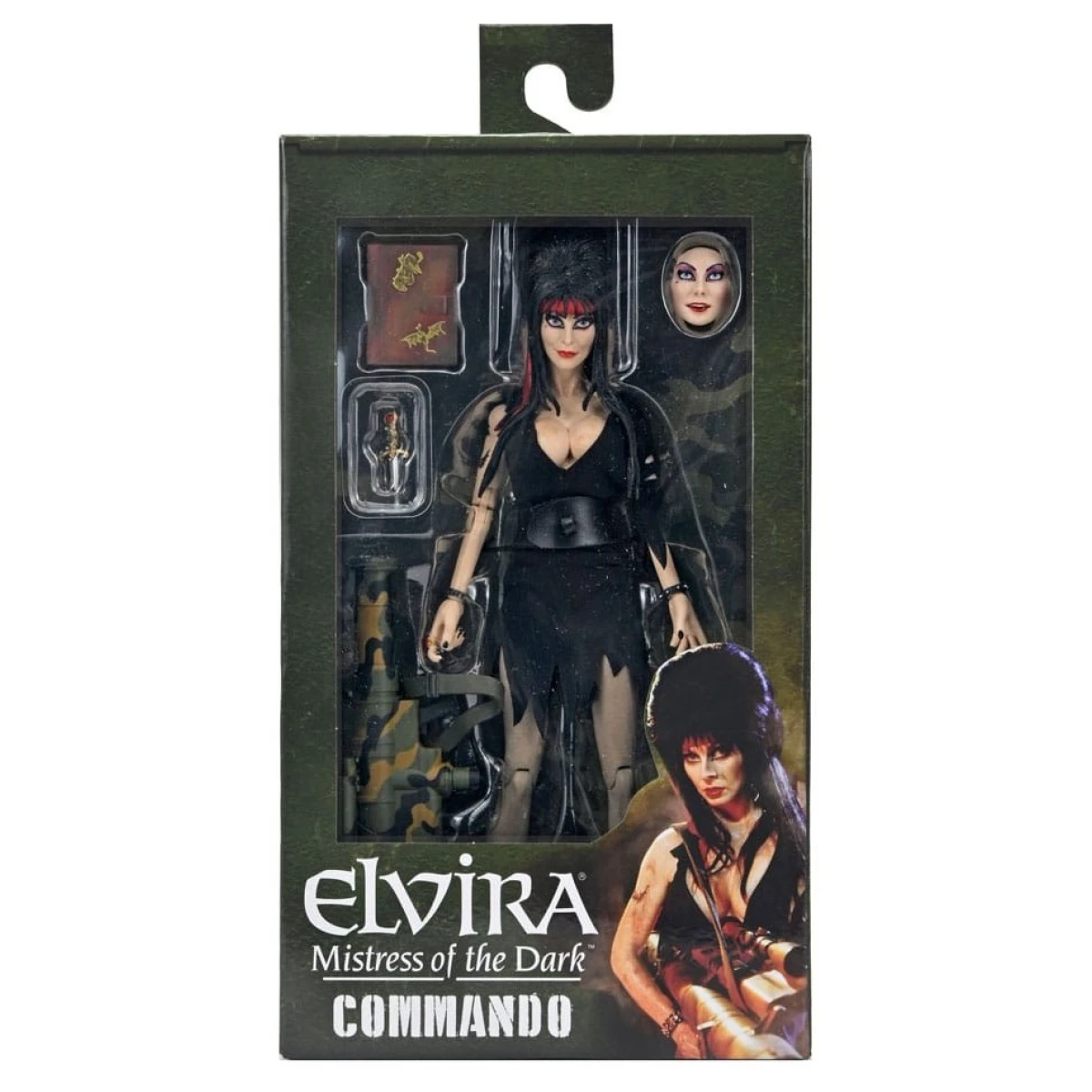 Neca Elvira Commando Elvira Clothed 8 Inch