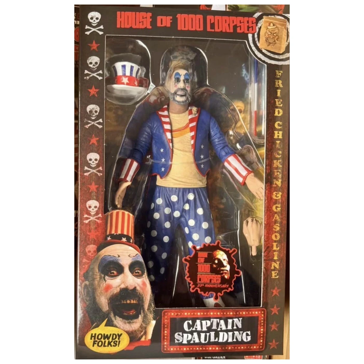 NECA House of 1000 Corpses 20th Anniv. Capt. Spaulding