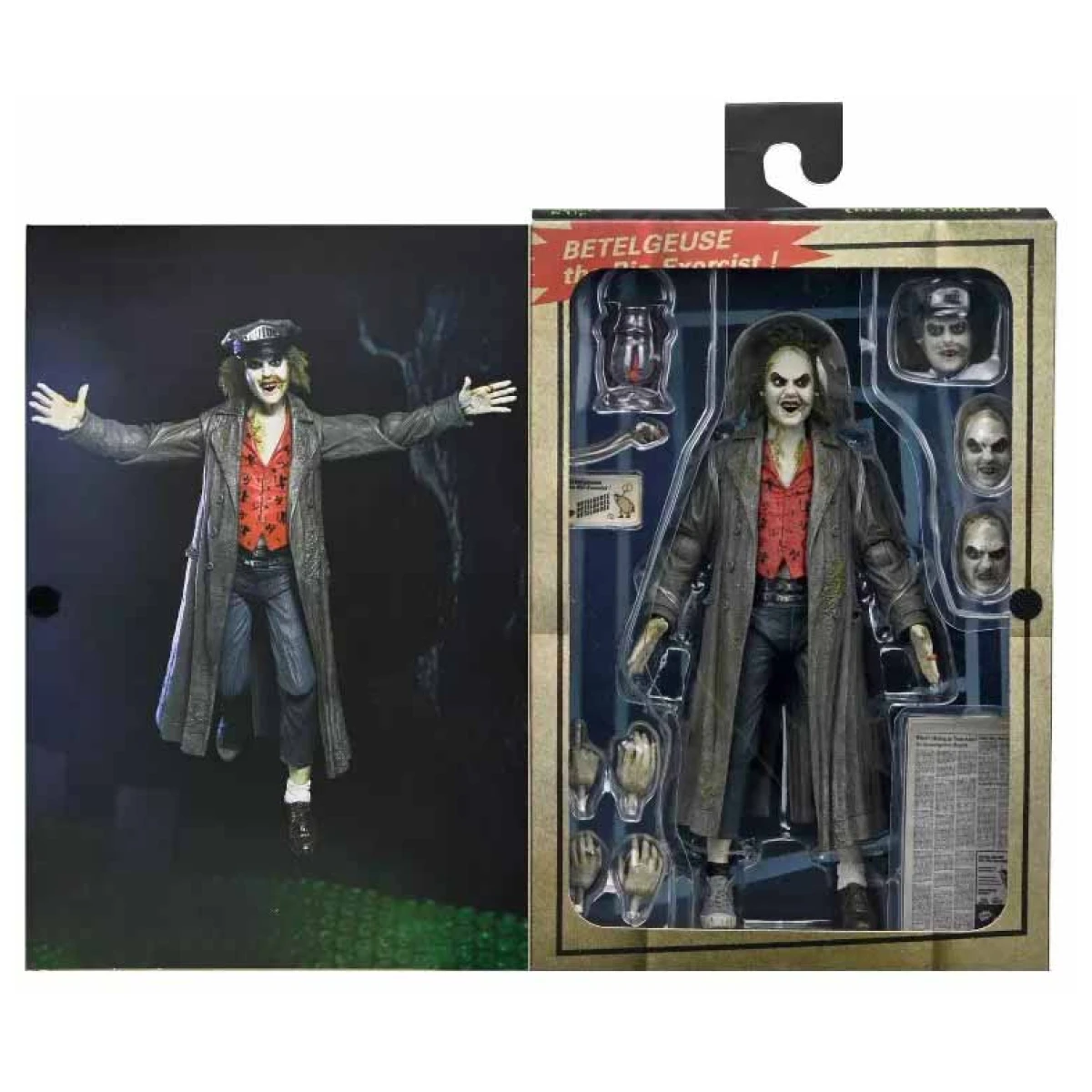 NECA Ultimate Beetlejuice (1988) Tour Guide Bio-exorcist