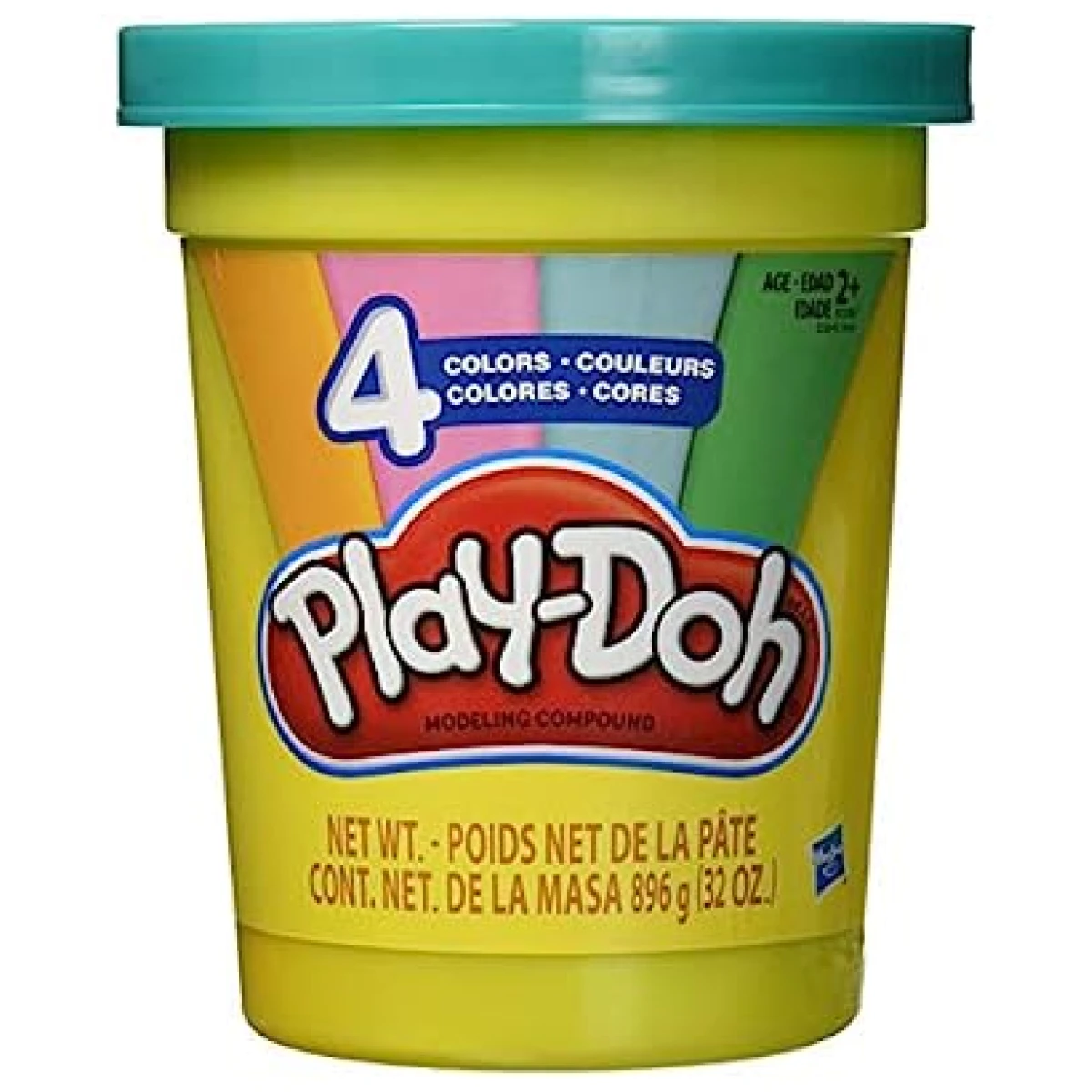 Play-Doh 896 Gramos Celeste Verde Naranja Rosa.