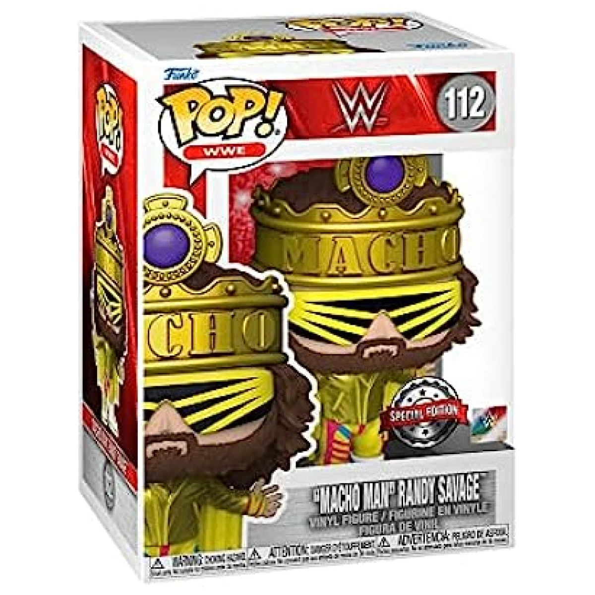 Pop! WWE King Macho Man Metallic Entertainment Earth Exclusive
