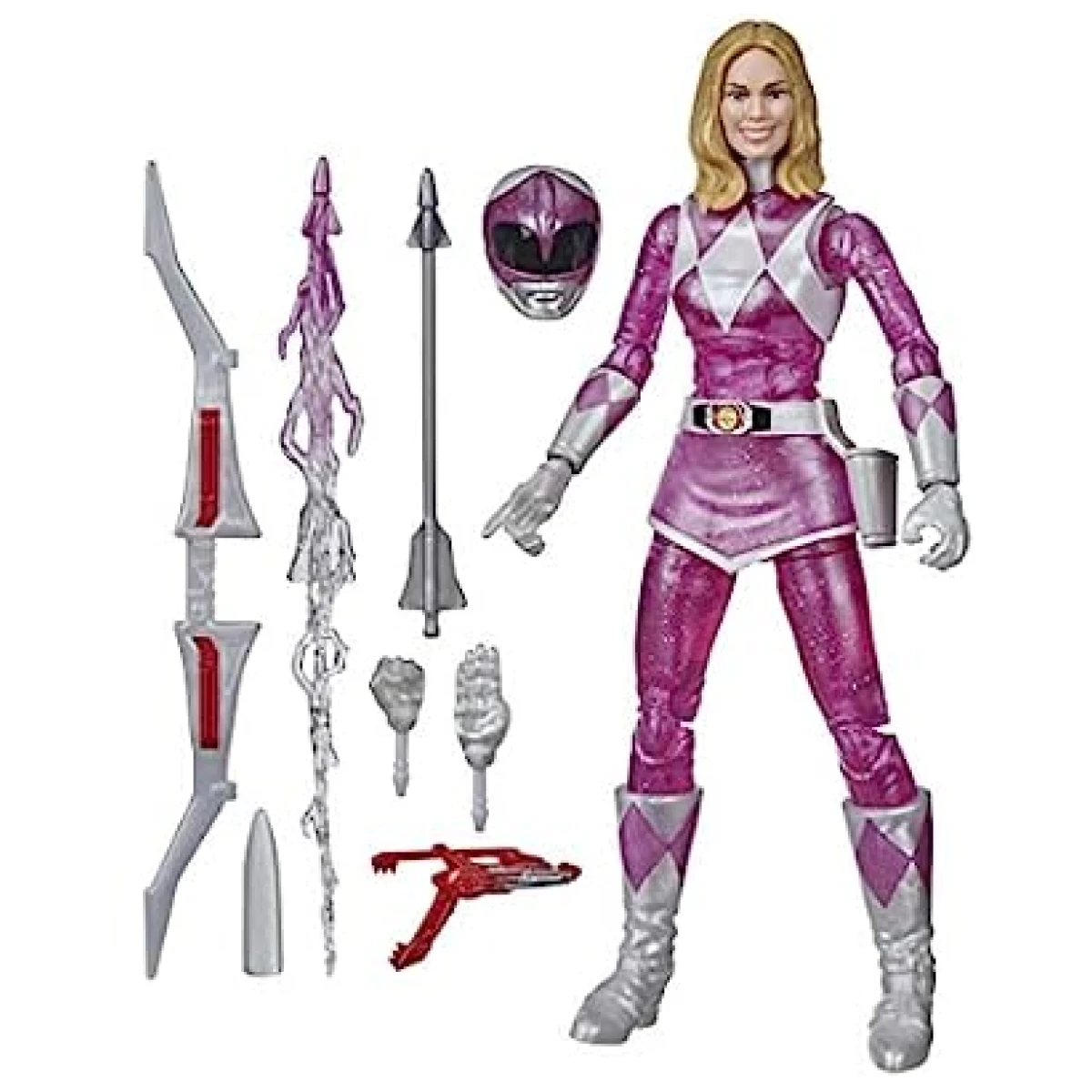 Power Rangers Lightning Mighty Morphin Metallic Pink Ranger Exclusive