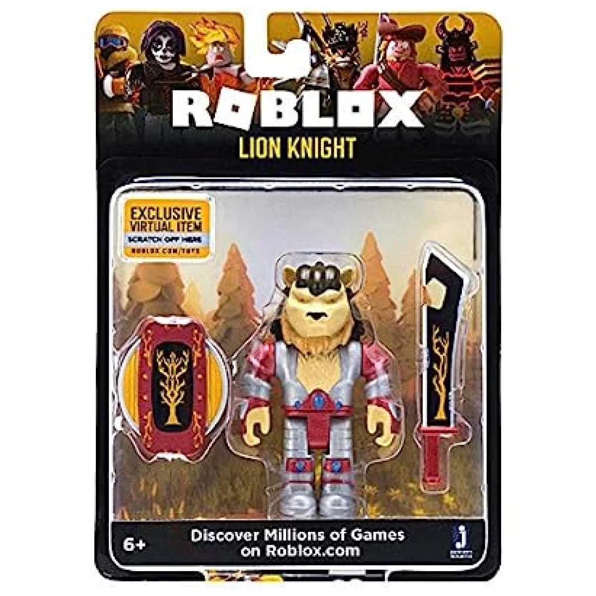 Roblox Original Lion Knight 7Cm Con Codigo Exclusivo