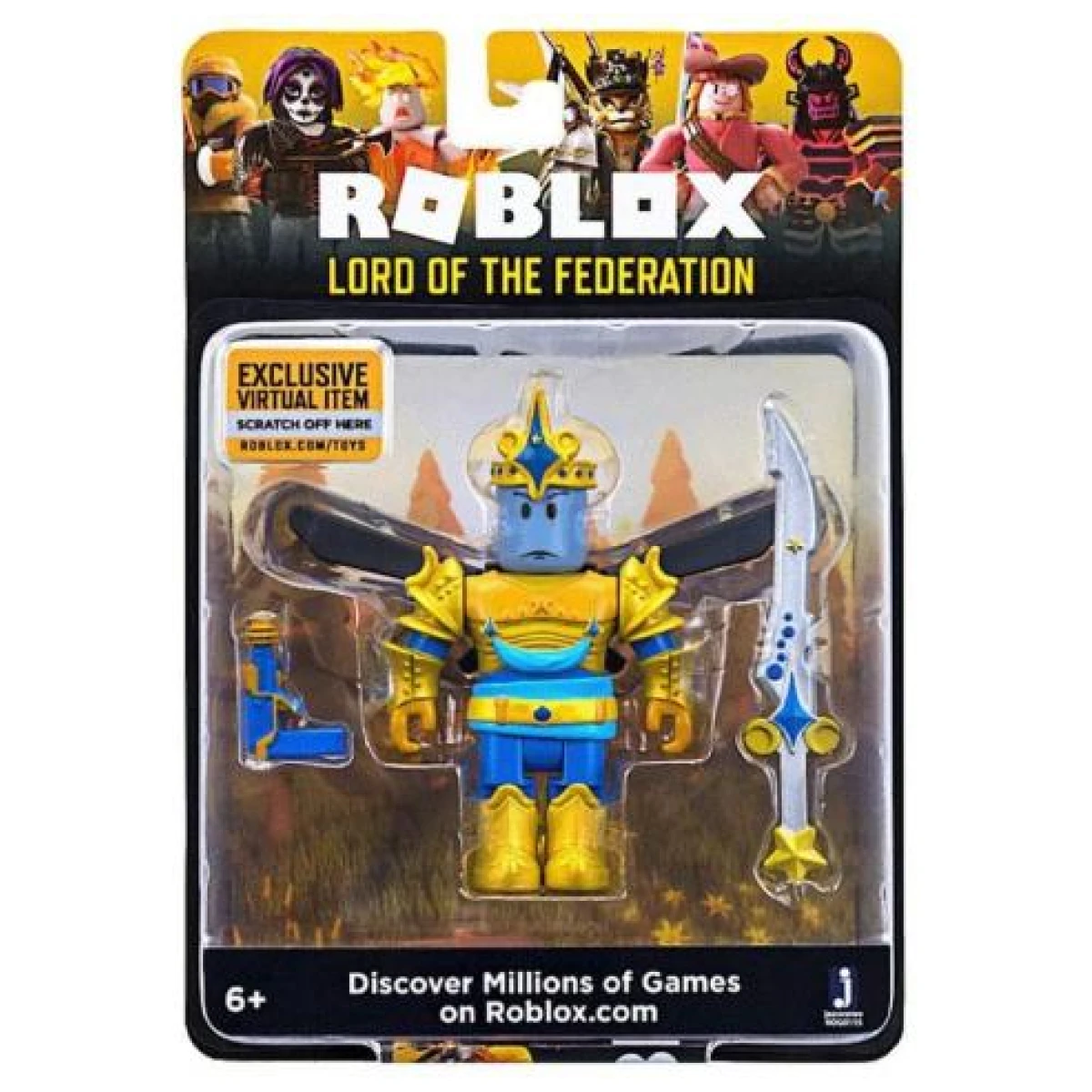 Roblox Original Lord of The Federation 7Cm Codigo Exclusivo