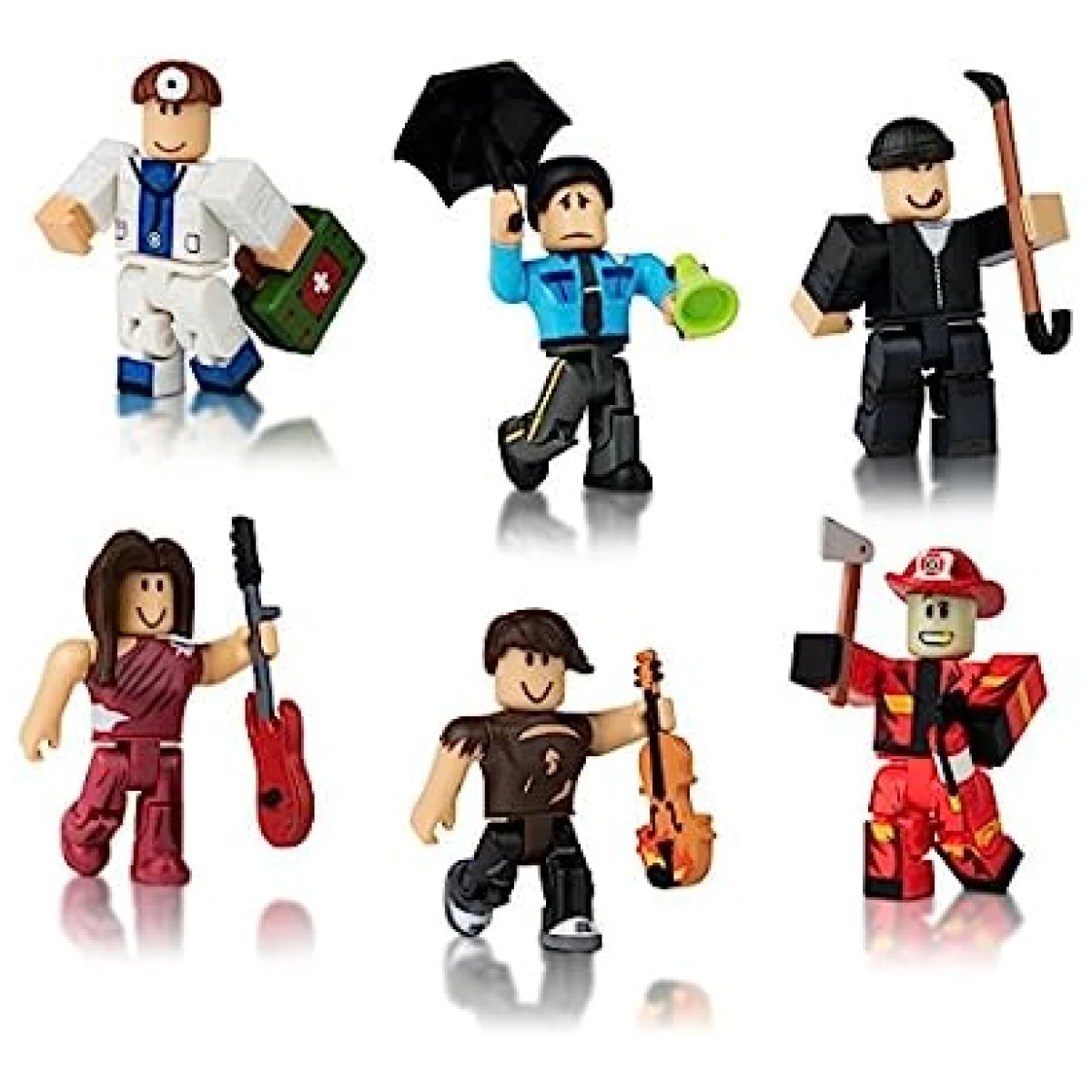 Roblox Pack de 6 figuras de ciudadanos de Roblox Codigo Original
