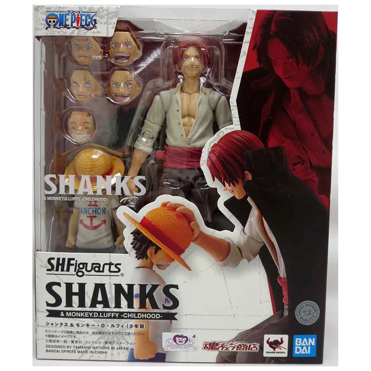S.H.Figuarts One Piece Shanks &amp; Monkey D. Luffy