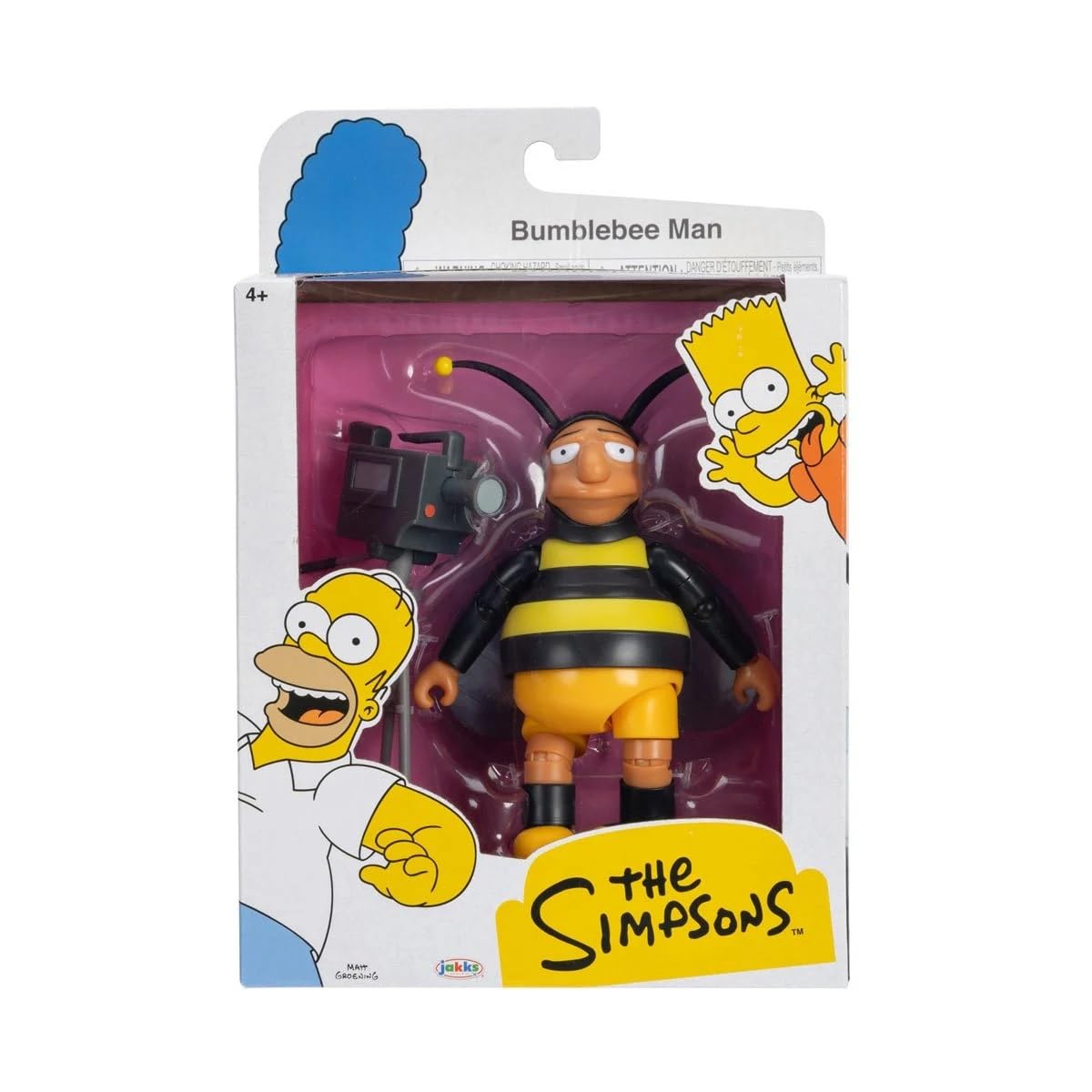 Simpsons Bumblebee Man Video Camera Escala 12Cm