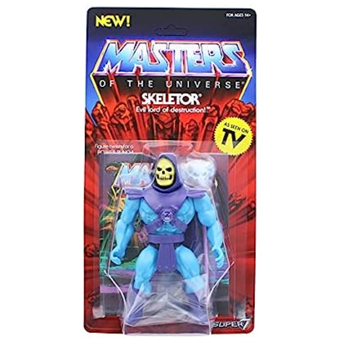 Skeletor Masters Of The Universe Vintage Figure By Super7