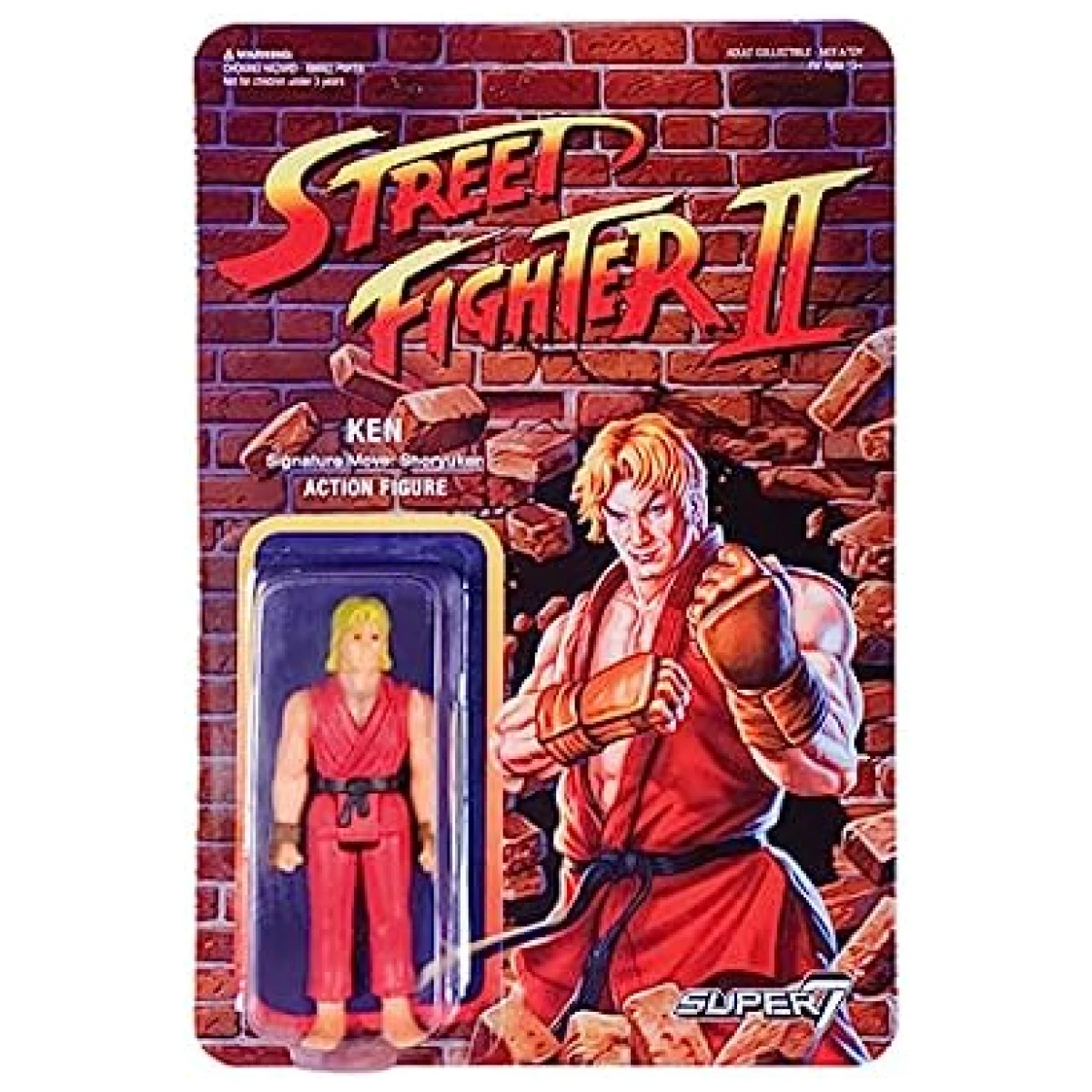 Street Fighter 2 Ken Retro Super7
