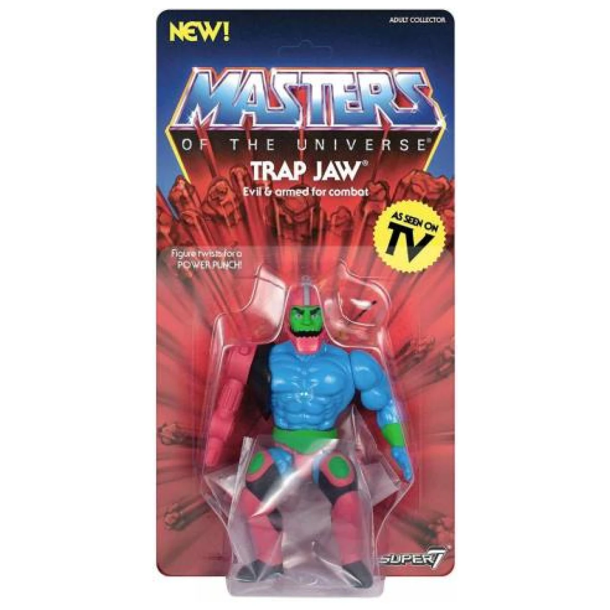Super7 Masters of The Universe Trap Jaw 14 cm