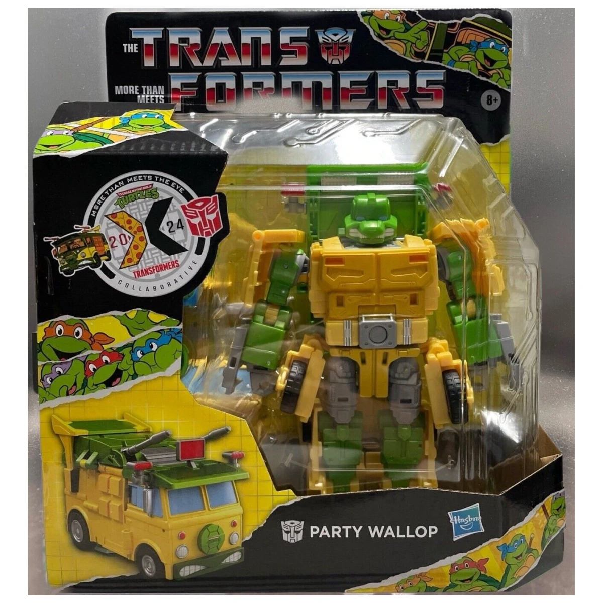 Transformers Teenage Mutant Ninja Turtles x Party Wallop TMNT