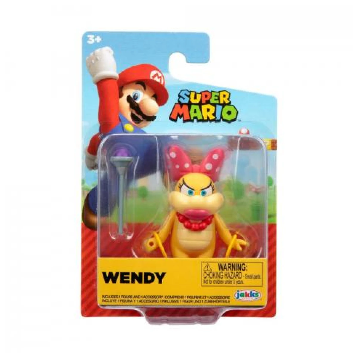 World of Nintendo Super Mario Wendy Koopa 6.5Cm